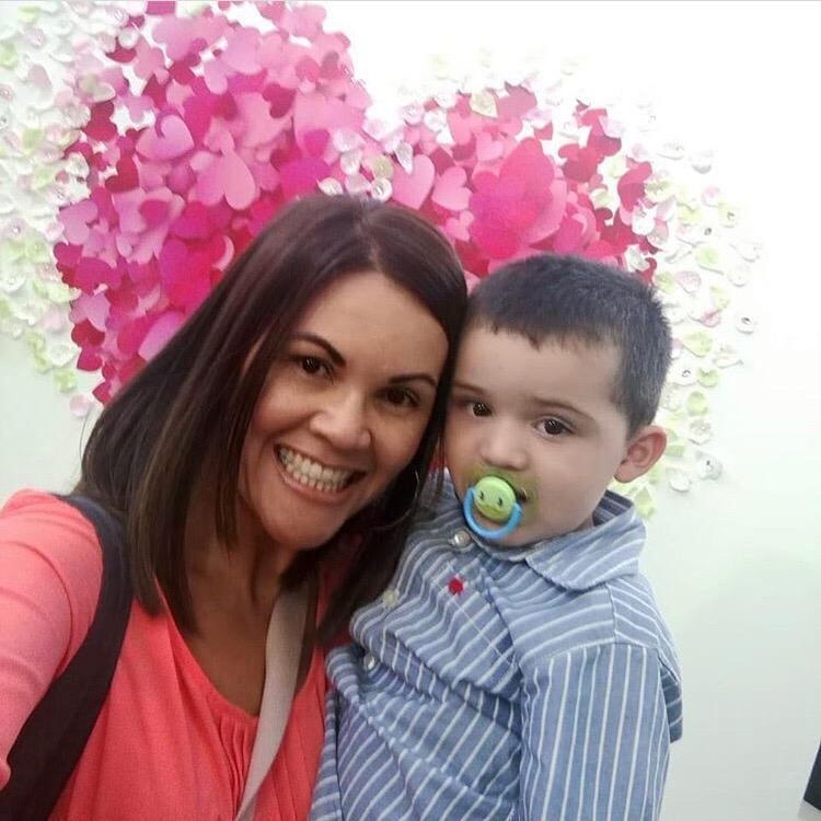 Santiago Vargas y su mamá Lucrecia Zúñiga