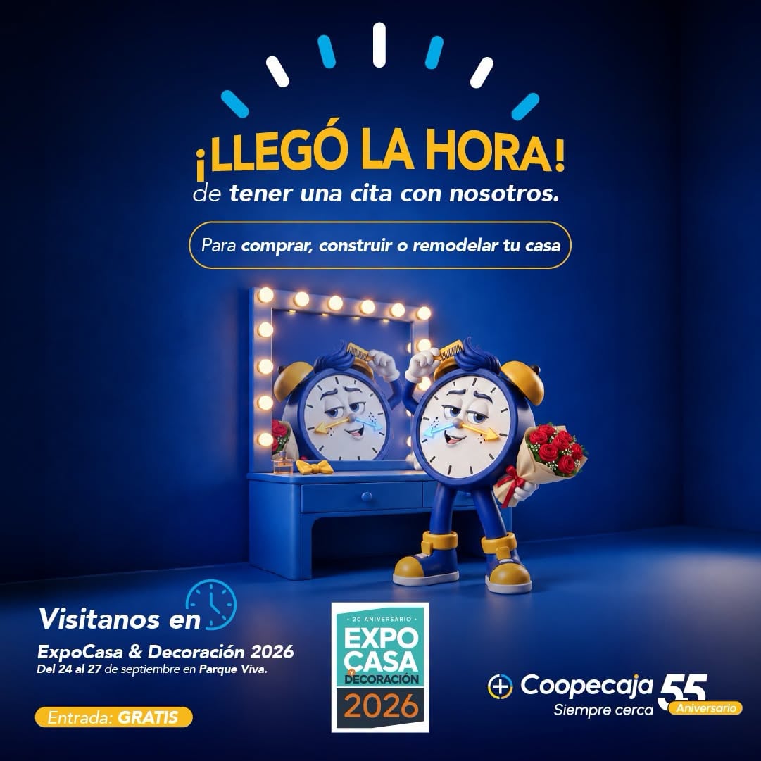 Expocasa y Decoración 2026: Con tasa del 8,15% y cuotas desde ¢10.015 por millón: Coopecaja flexibiliza crédito de vivienda