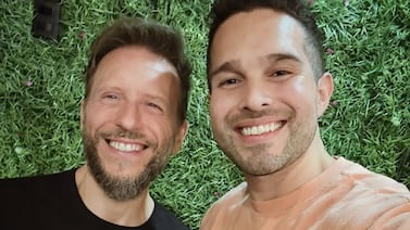 Así fue cómo Eduardo Aguirre terminó comiéndose un helado con Noel Schajris, de Sin Bandera, sin conocerlo