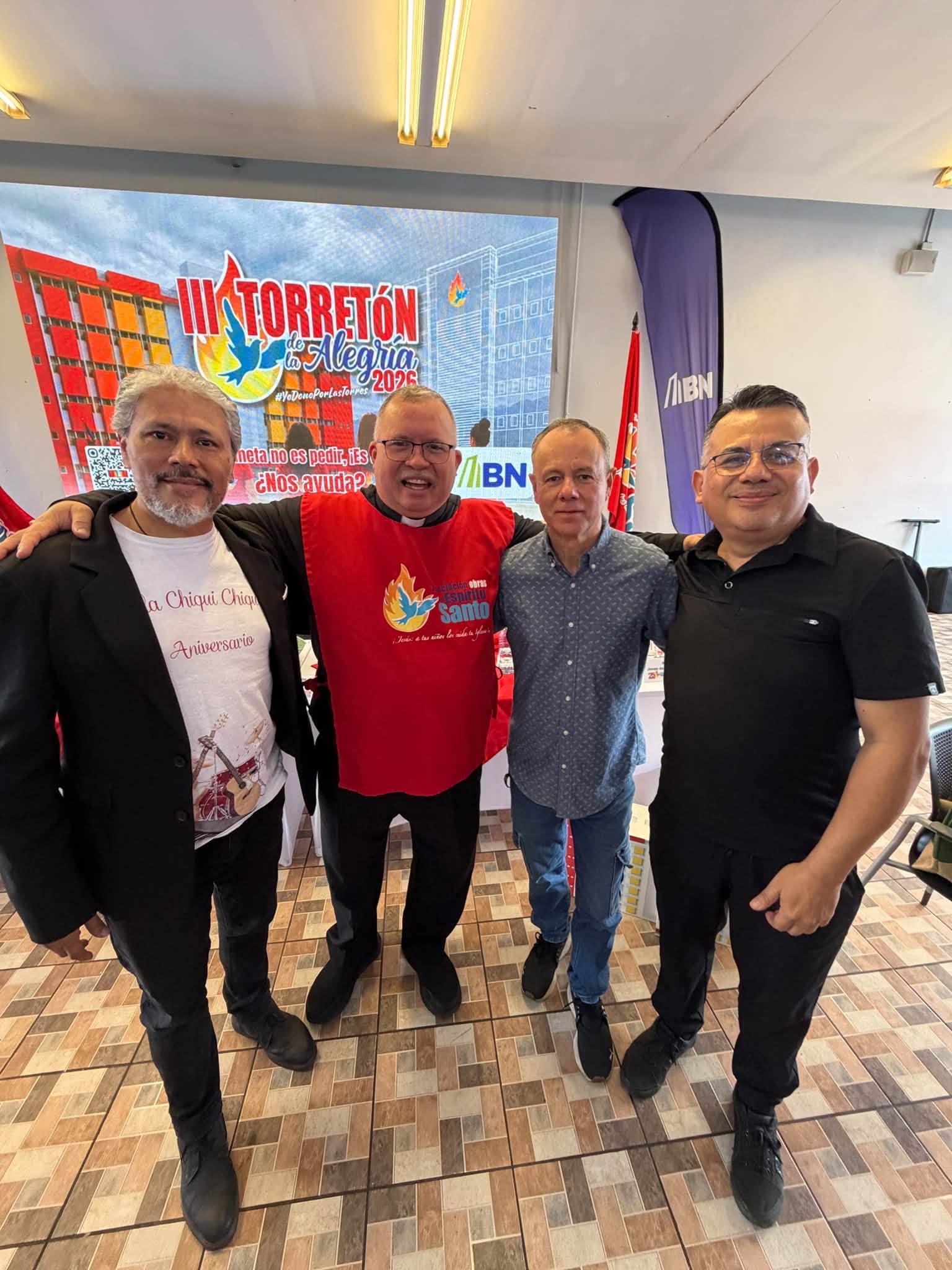 La Asociación Obras del Espíritu Santo realizará la III Edición de la Torretón de la Alegría el sábado 26 de septiembre, de 12:00 m.d. a 7:00 p.m., en la Ciudad Deportiva Heiner Ugalde en Hatillo 2.