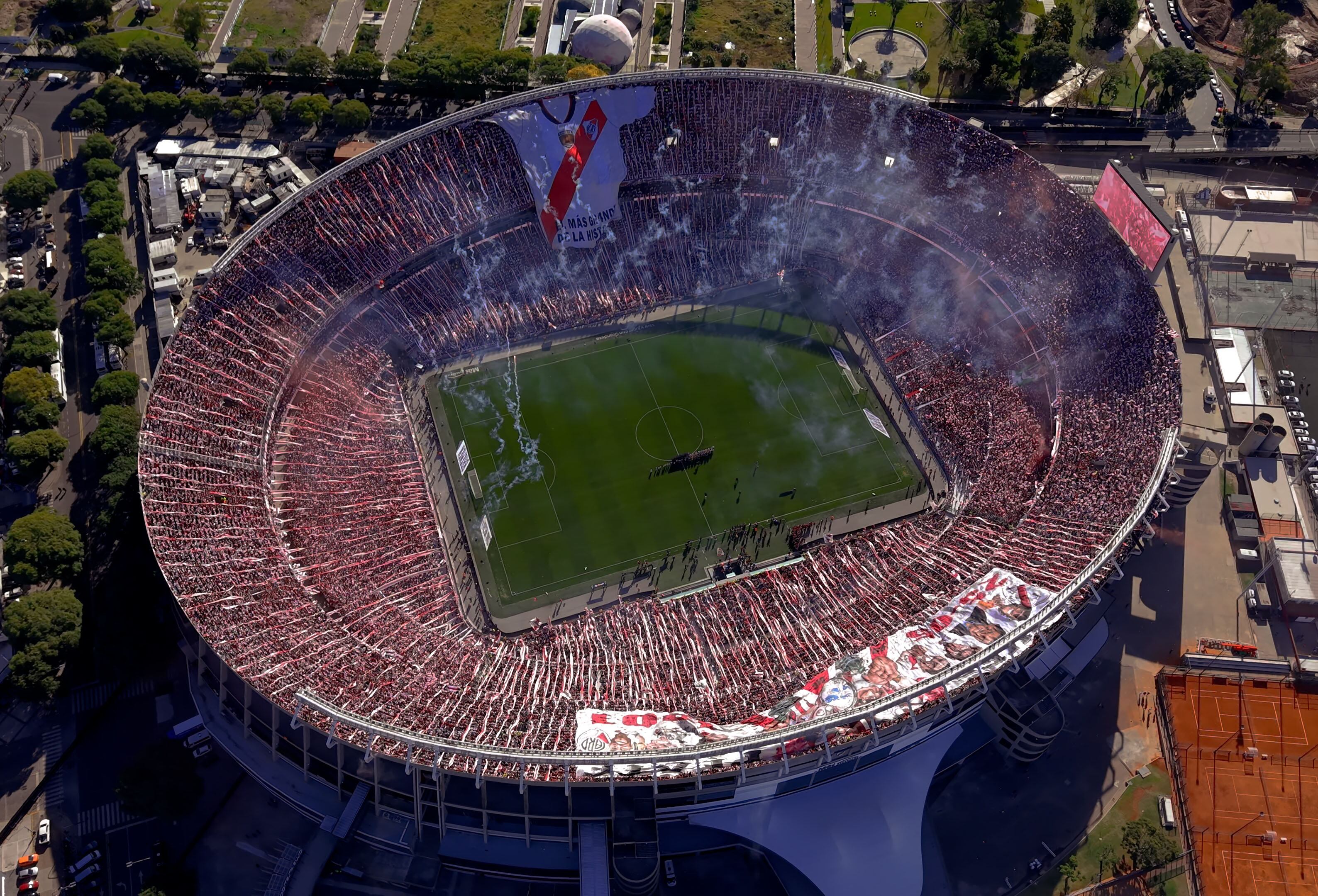 Superclásico argentino entre River Plate y Boca Juniors. Foto tomada de X River Plate.