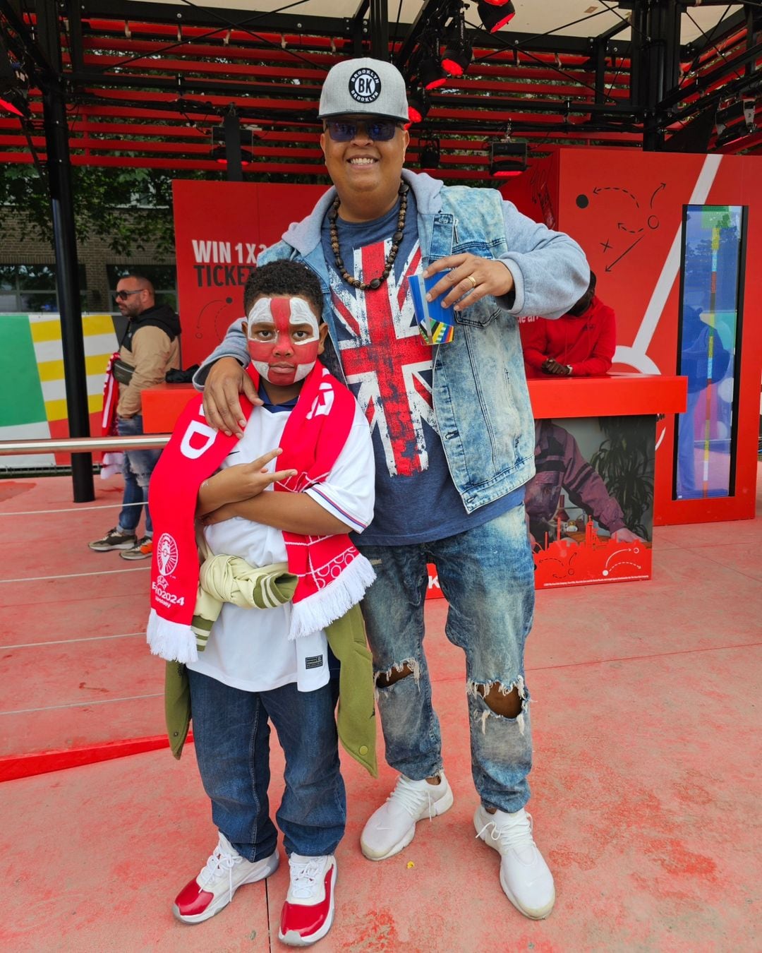 Toledo y su hijo menor en la Eurocopa 2024