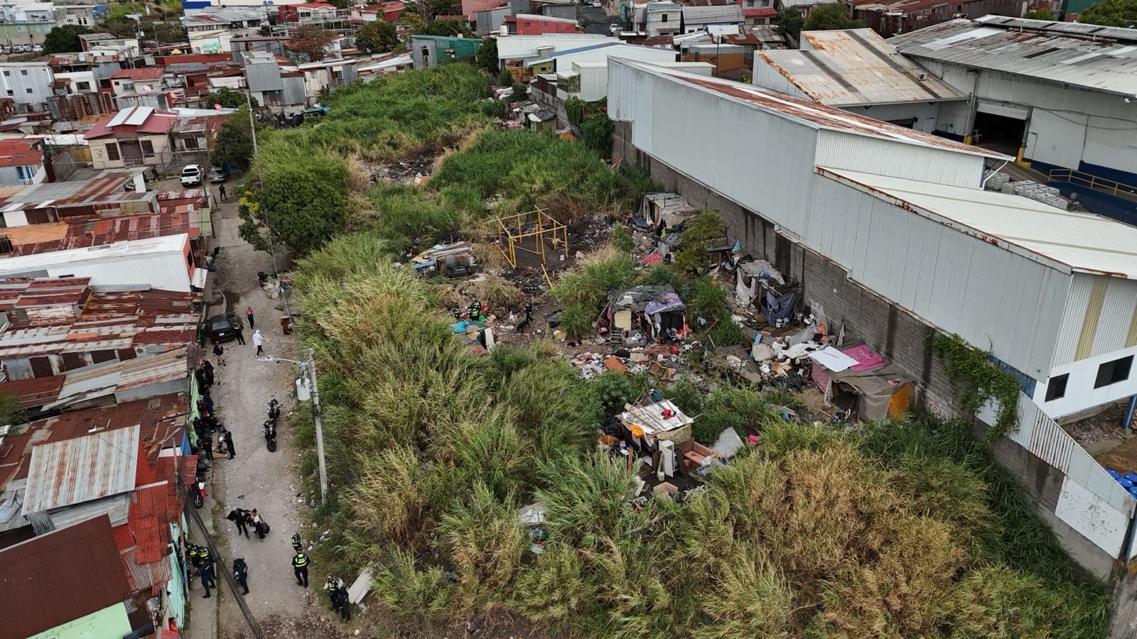 Policía Municipal destruye el búnker más grande de San José. Foto PMSJ.