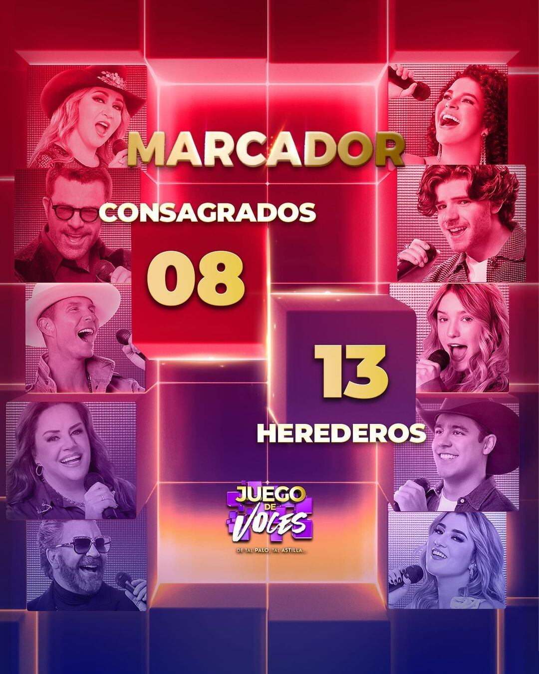Programa Juego de Voces de Televisa donde participa el bailarín tico Michael Rubí.