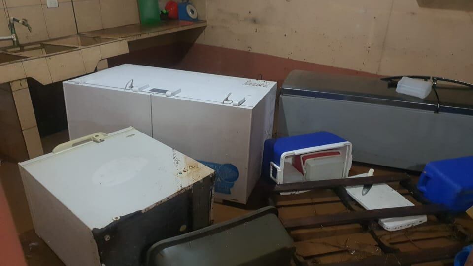 Inundaciones en la zona norte del país. Foto cortesía.