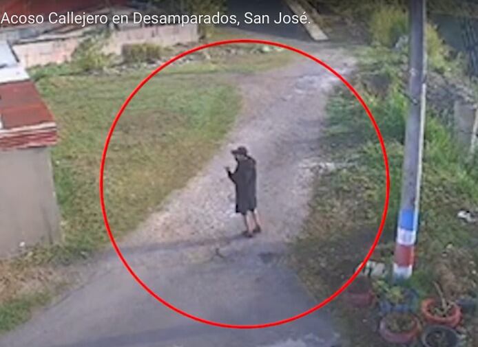 Buscan sospechoso de acoso callejero en Desamparados