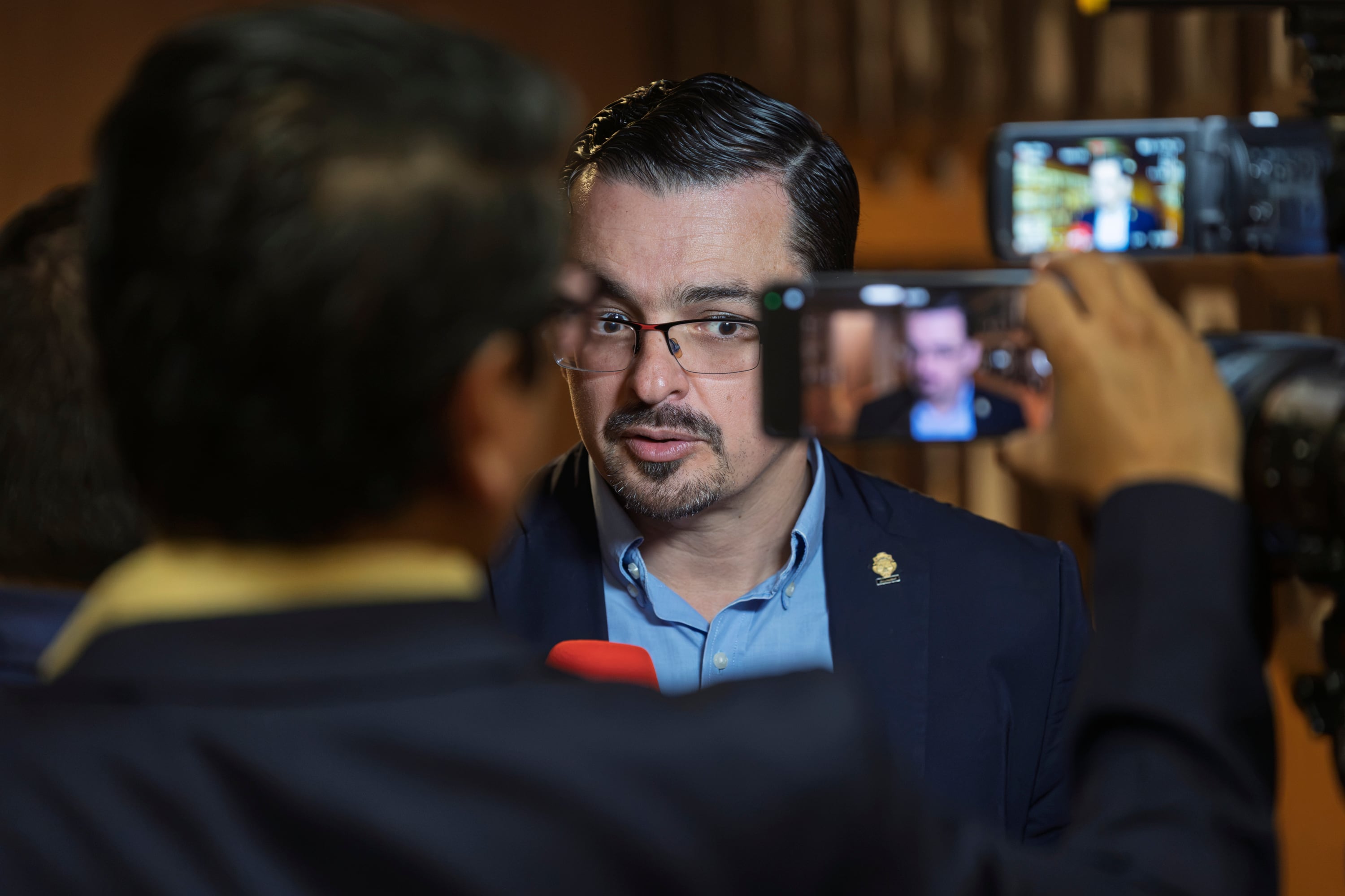 15/06/2026, San José, Asamblea Legislativa, entrevista con el diputado del Frente Amplio José María Villalta.