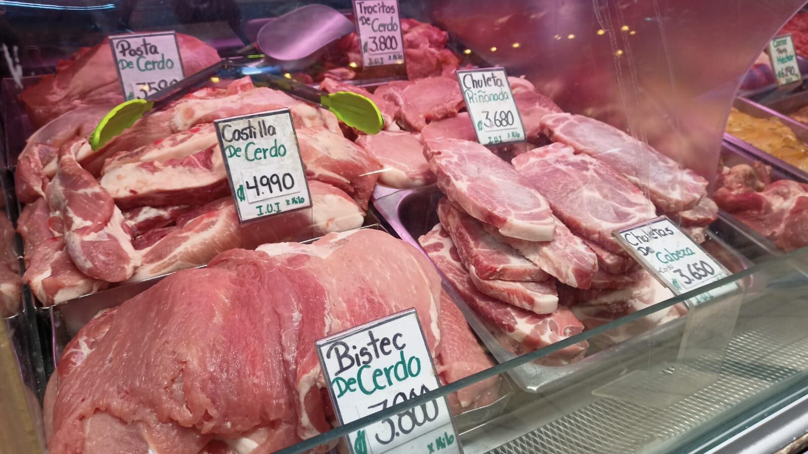 Así están los precios de las carnes en el país