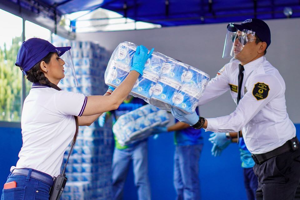 Riteve, Tránsito y Fuerza Pública alegraron 750 familias