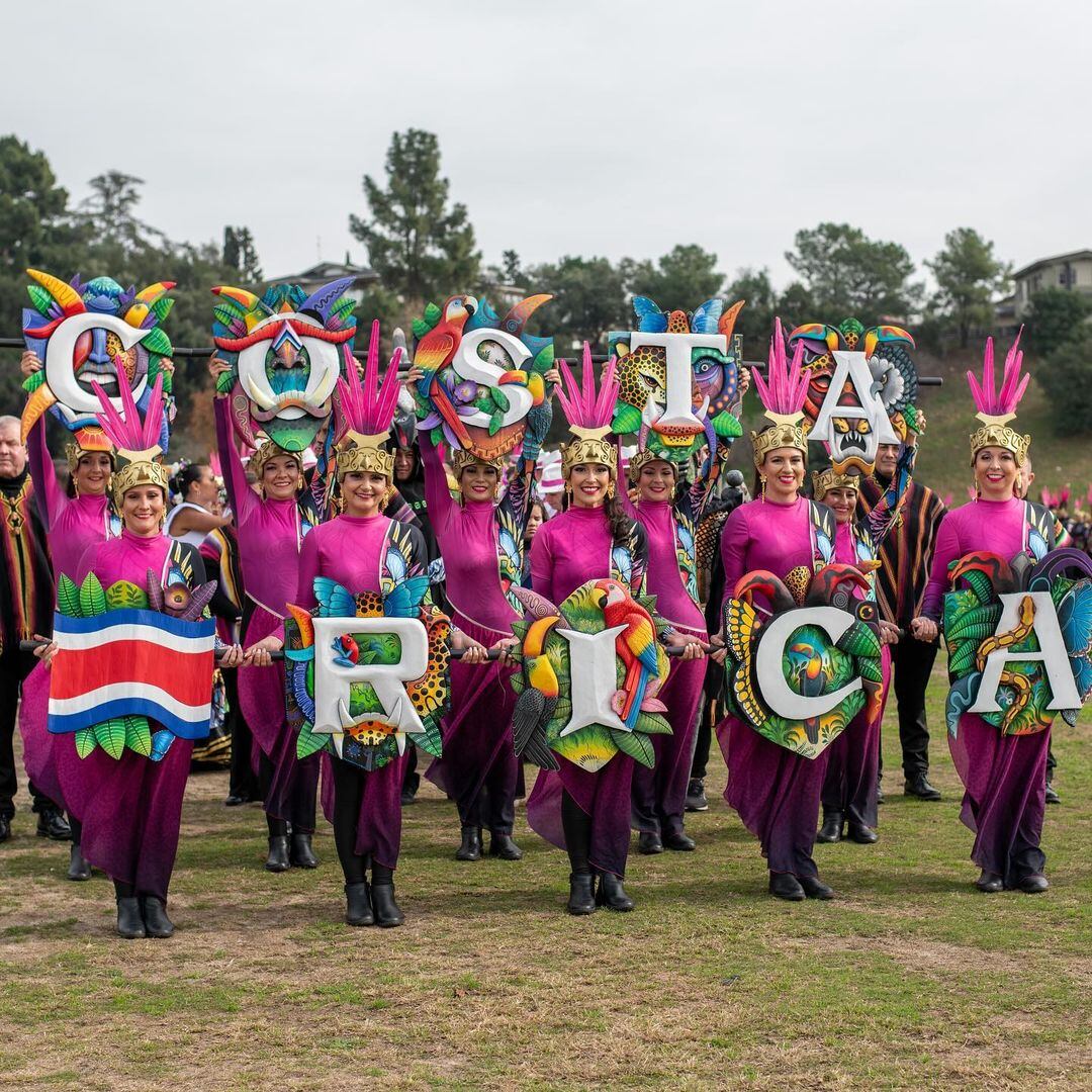 Banda Municipal de Zarcero en Desfile de las Rosas