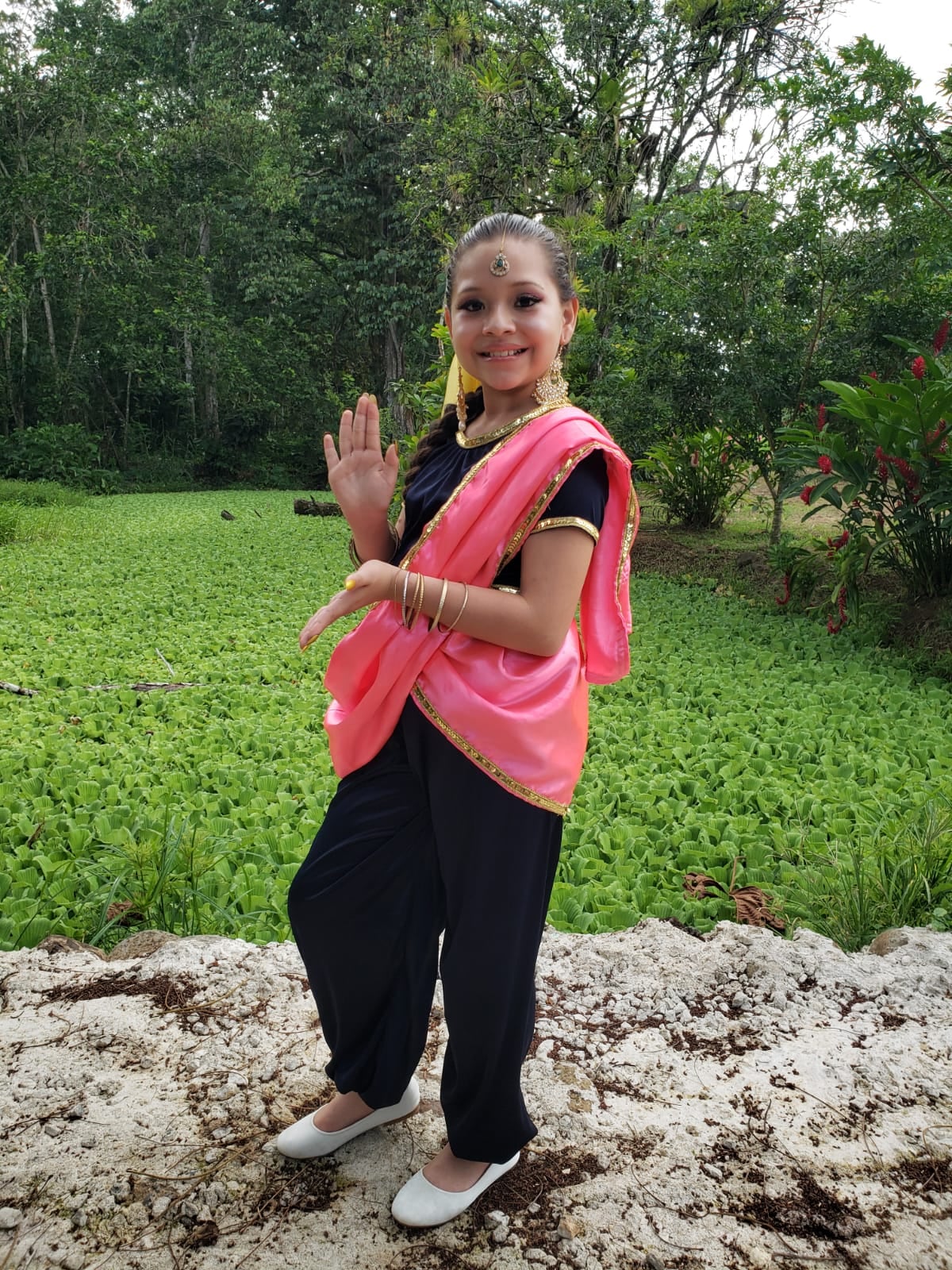 Camila Álvarez Obando tiene 9 años y estudia en la Escuela La Tigra de San Carlos.