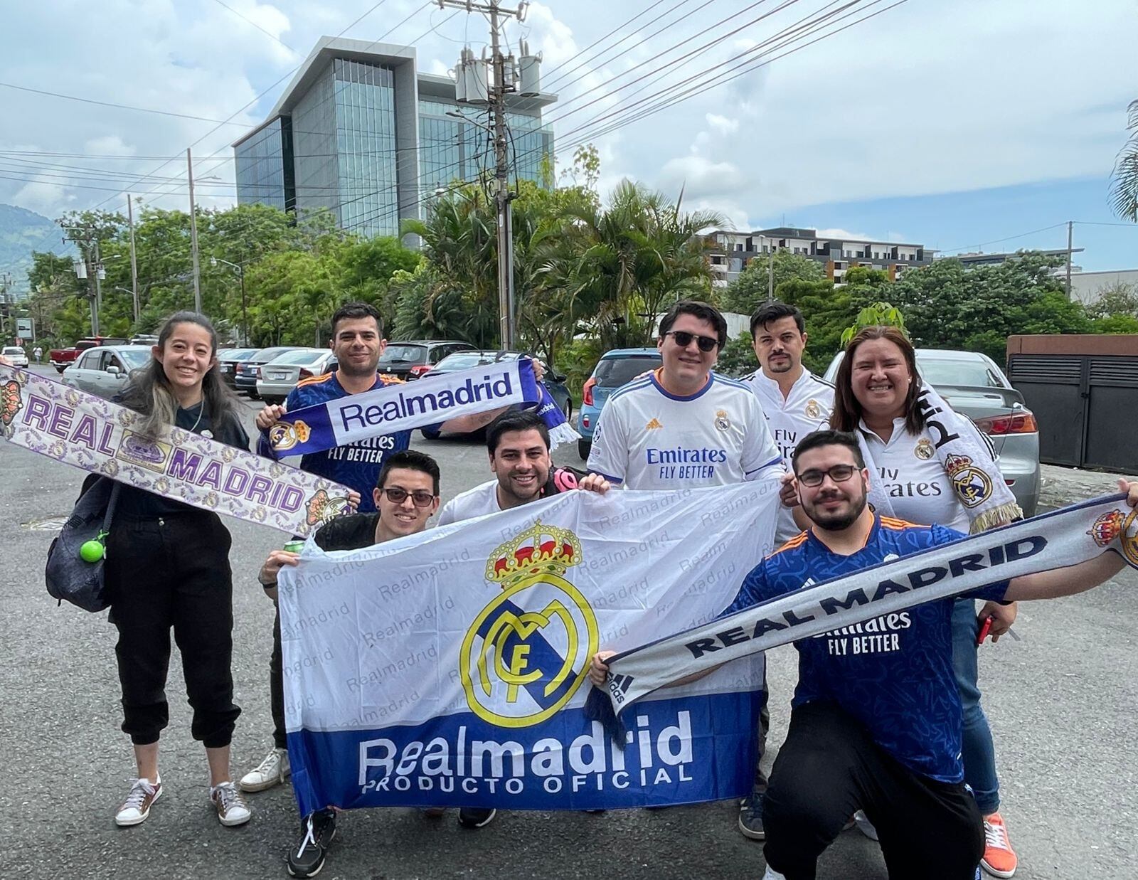 La peña del Real Madrid en Costa Rica espera más de 400 personas entre los dos puntos de concentración. Foto: Cortesía.