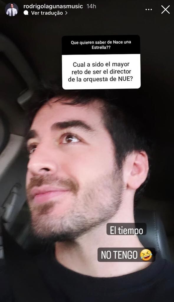 Rodrigo Lagunas, es cantante y guitarrista de Nace una estrella.