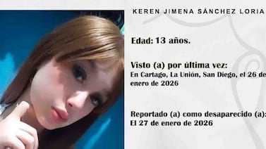 ¿Dónde está Keren? OIJ pide ayuda para ubicar a jovencita de 13 años desaparecida