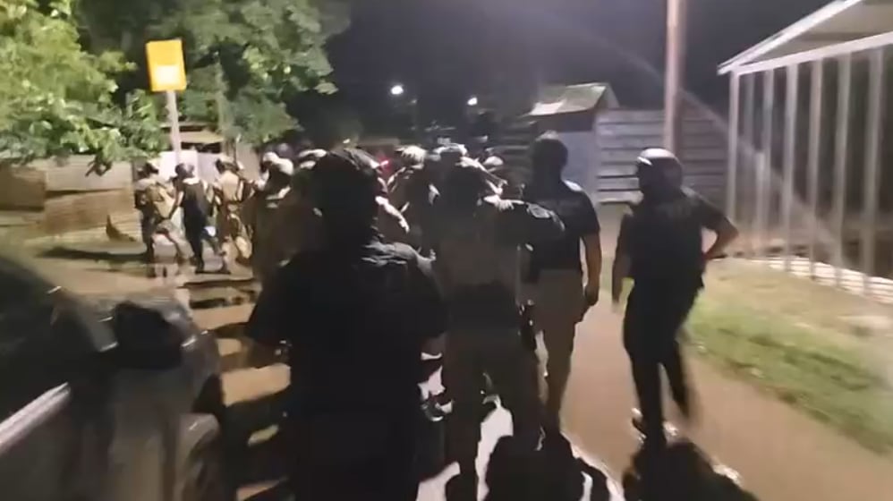 El OIJ detuvo a 4 sospechosos por medio de 6 allanamientos en Limón. Foto OIJ.