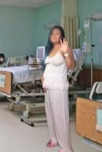 Mujer fingió estar embarazada