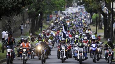 Motociclistas de todo el país se tirarán a la calle en protesta contra del ministro de Seguridad Pública