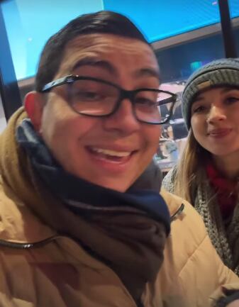 Elías Alvarado y su compañera Minerva Rojas de Teletica