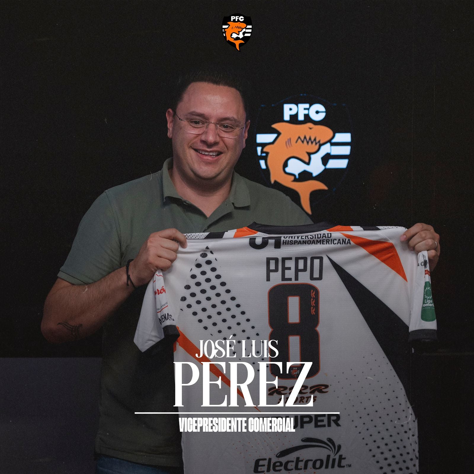 José Luis Pérez, nuevo vicepresidente comercial del Puntarenas FC.