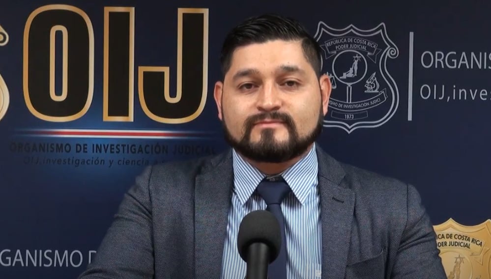 El agente del OIJ Diego Castillo estuvo en la investigación.