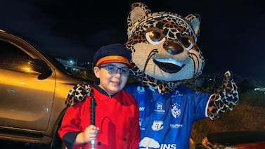 Niño aficionado del Cartaginés vive un sueño gracias al noble gesto y promesa de Fernán Faerrón