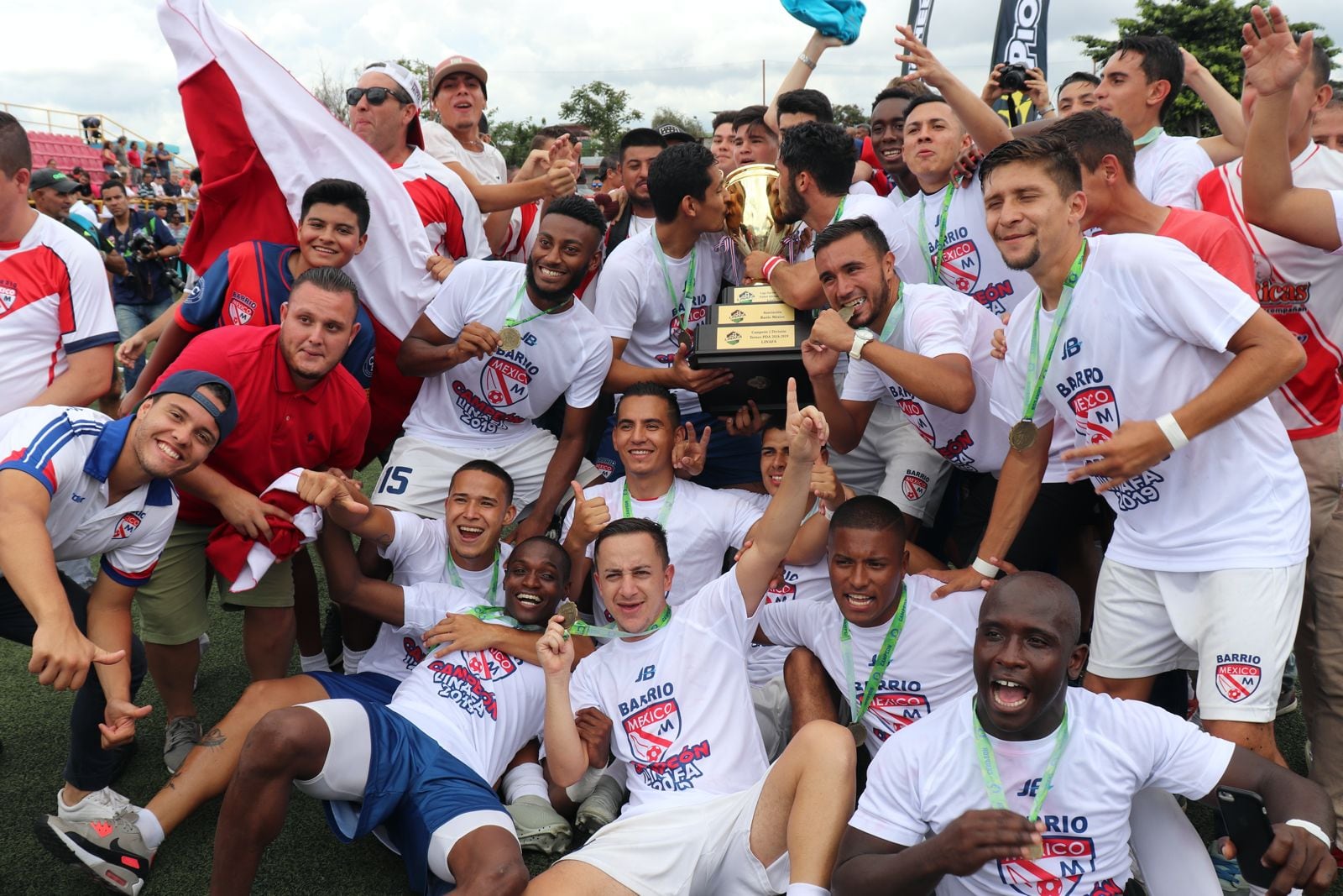 La última vez que Barrio México fue campeón fue en el 2019 en Linafa.