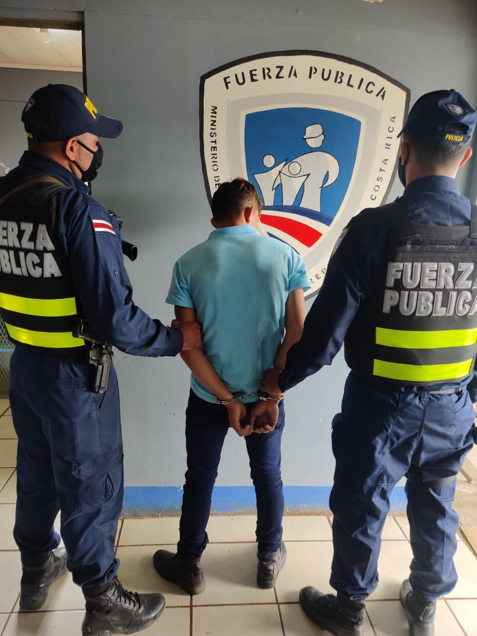 Detienen a sospechoso de doble homicidio en Nicaragua. Foto cortesía.
