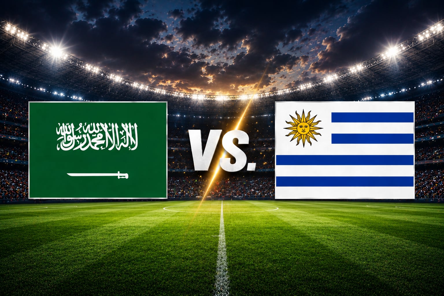 Arabia Saudita y Uruguay juegan este lunes 15 de junio en el Mundial 2026.