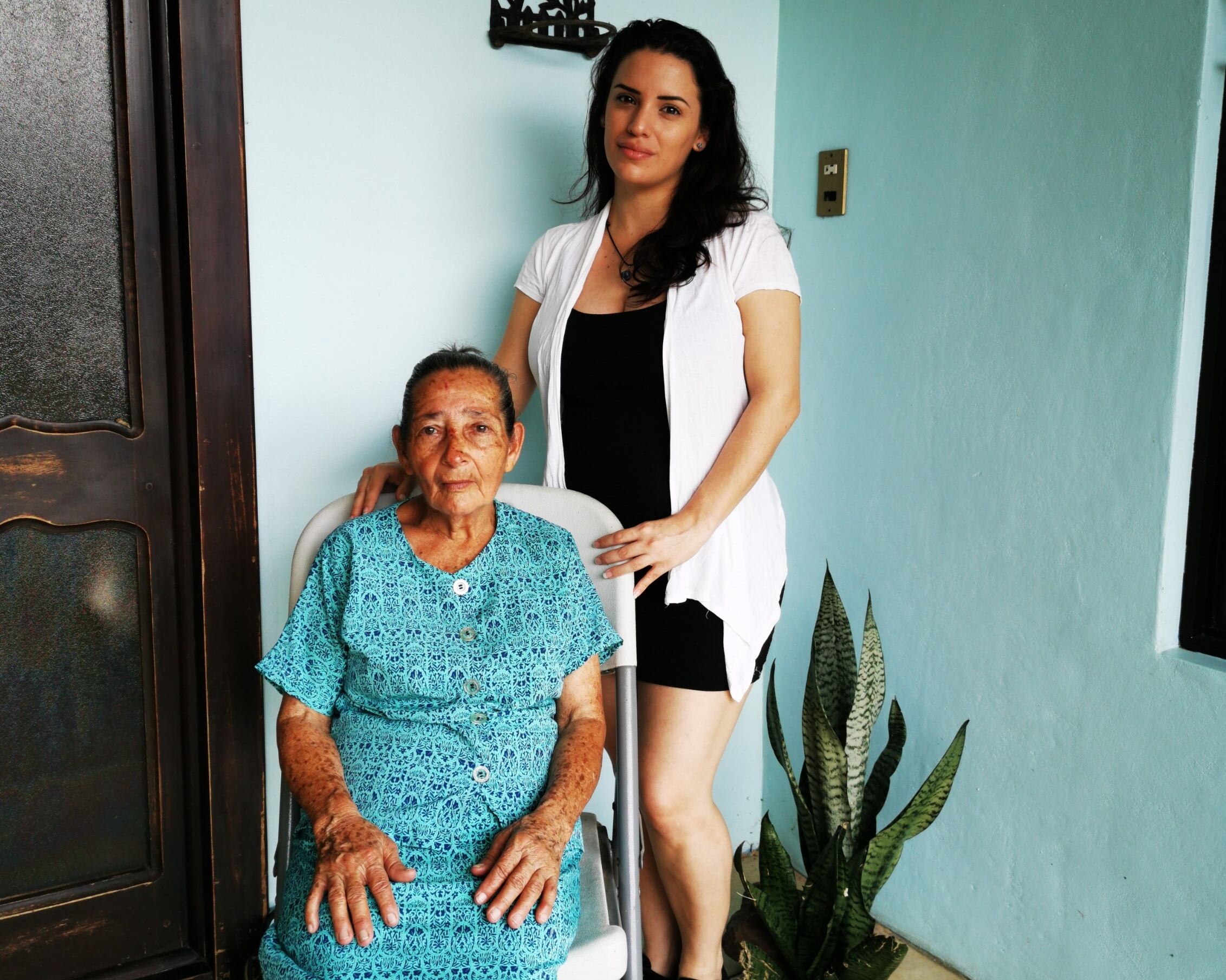 Beleida Badilla, señora a la que robaron parte de su pensión en San Carlos. Foto cortesía.