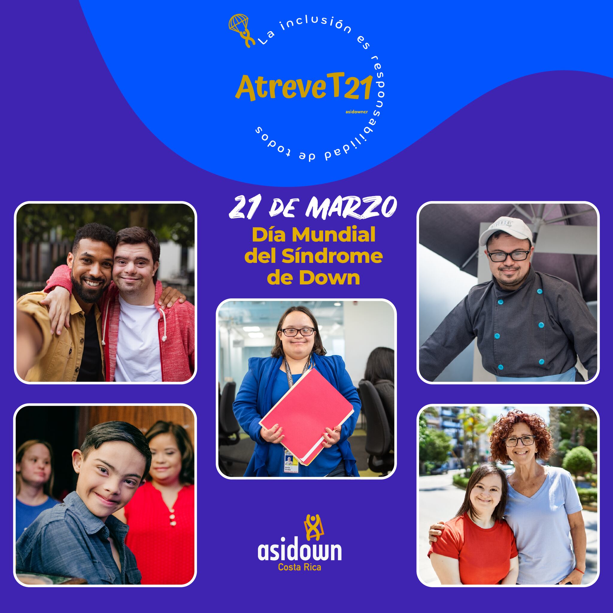Andrea Leñero con una gran sonrisa y el corazón completamente abierto nos confesó que: “Hoy me siento muy feliz de tener síndrome de Down”. Habla de este 21 de marzo Día Mundial de las Personas con Síndrome de Down