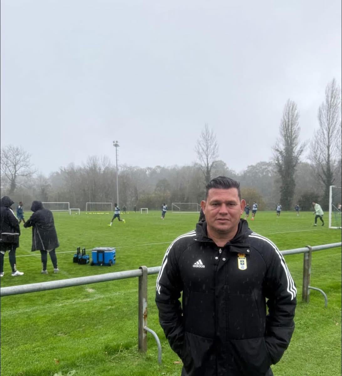 Geiner Segura
Pasantía en el Real Oviedo de España
Agustín Lleida
24 de noviembre del 2025
Cortesía: Facebook Geiner Segura