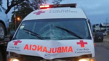 Hombre muere atropellado por ambulancia de la Cruz Roja en Abangares