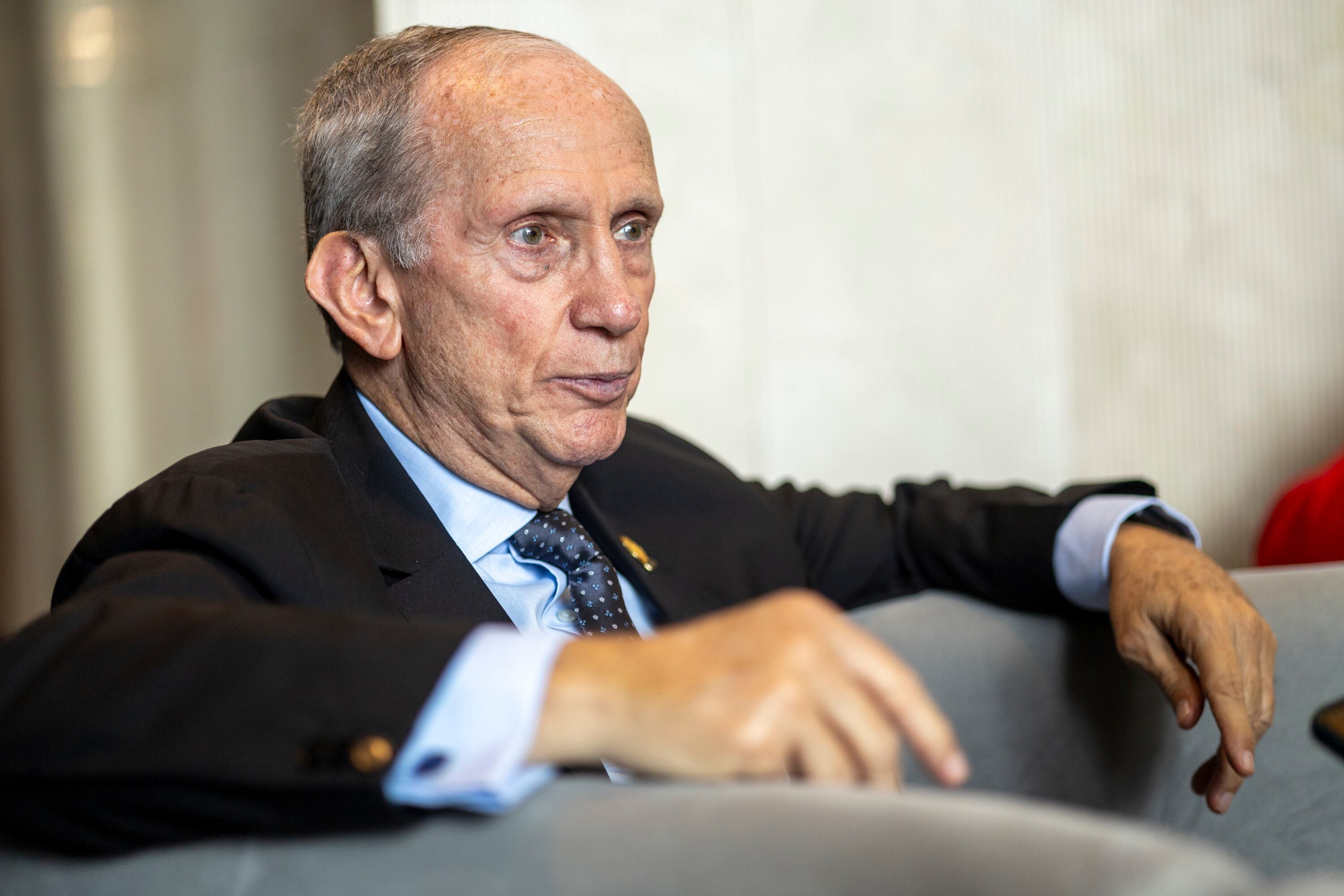 19/07/2024, San Jose, Hotel Hilton, conferencia de prensa del ICT, para anunciar la Situación del Turismo en Costa Rica. En la fotografía William Rodríguez, ministro de Turismo.