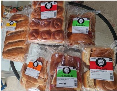 Estos son los productos de panadería que Salud pidió a la población no consumir y, de tenerlos, desecharlos. Fotografía: