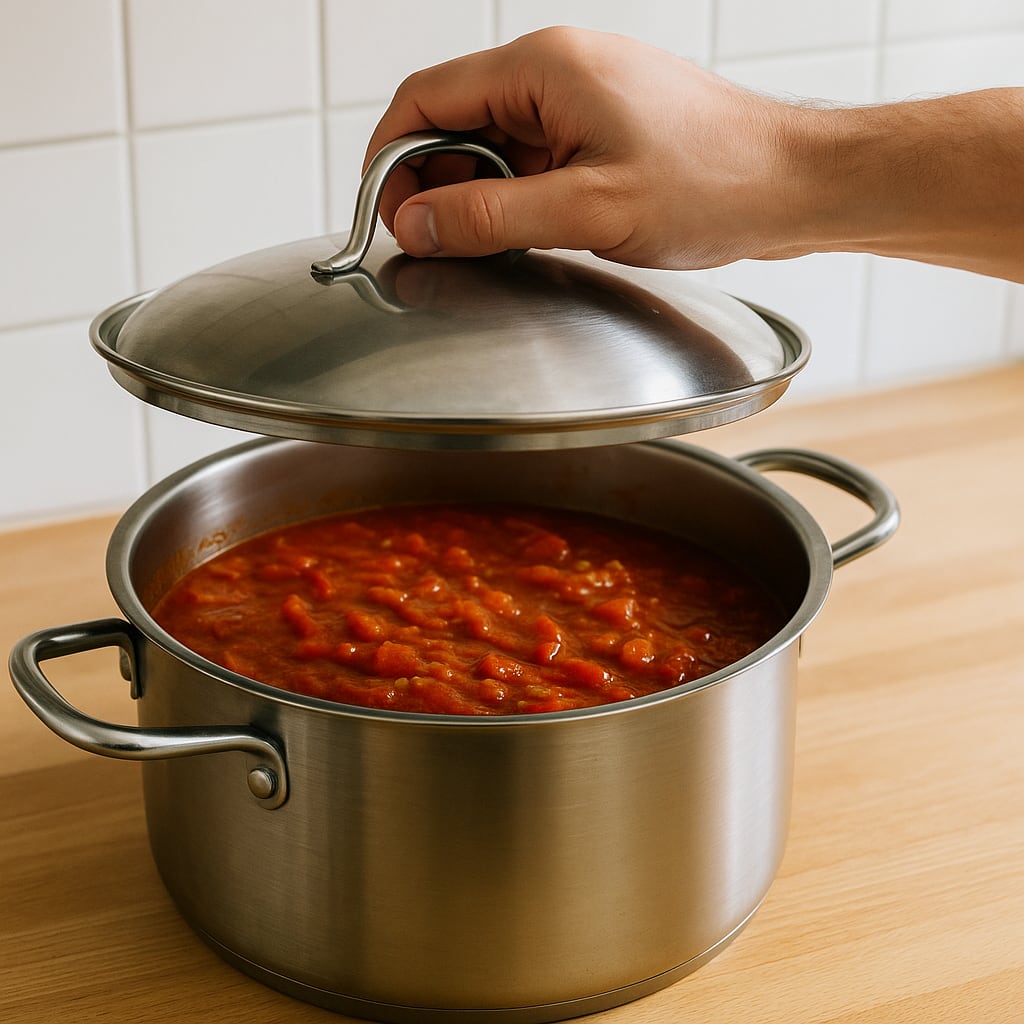 Guardar la comida en la olla permite que los microorganismos se multipliquen más rápido.