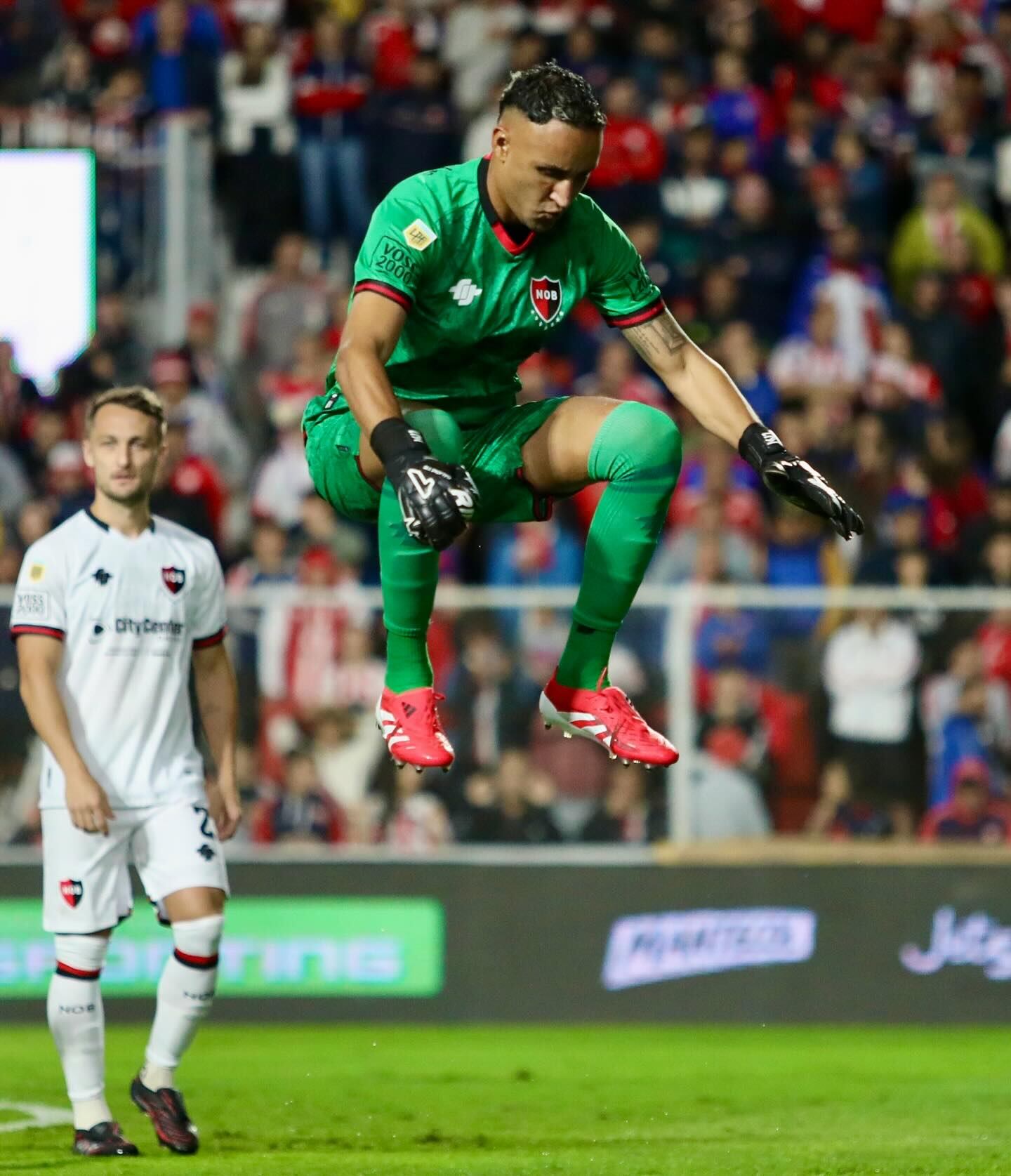 Keylor Navas está disfrutando su etapa en Newell's.