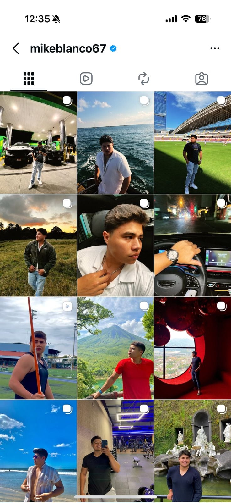 Así luce actualmente el perfil de Mike Blanco.