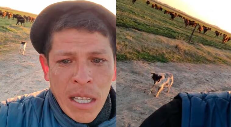 Víctor Díaz lloró por dejar a su perrito