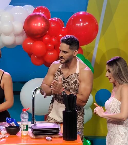 Bismarck Méndez robó miradas en despedida de Natalia Monge