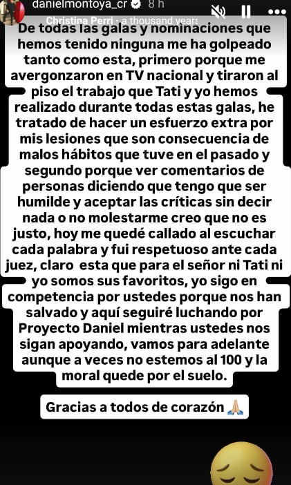 Daniel Montoya y su coreógrafa Tatiana Sánchez.