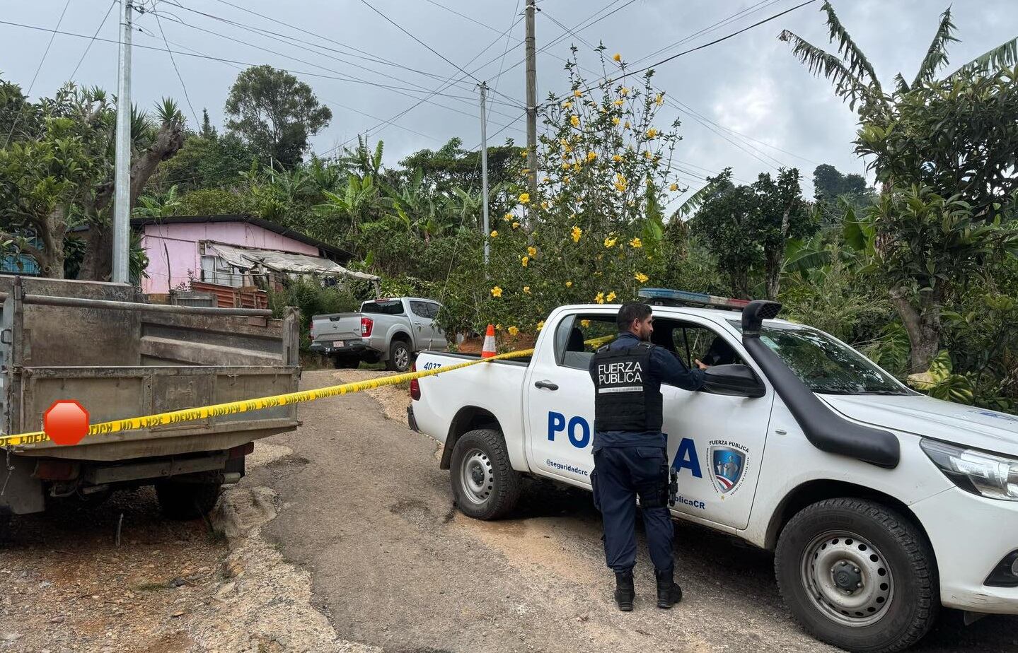 Caso de niño que habría sido asesinado por su padre en León Cortés. Foto Altavisión.