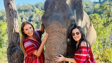 Marisol Soto y su hija sufrieron un accidente  durante sus vacaciones en Tailandia