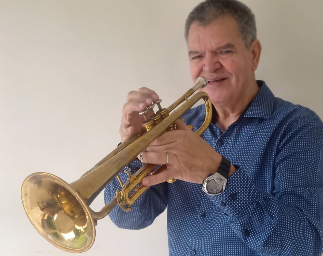 Kike de Heredia, trompestista y creador del grupo Carnaval.