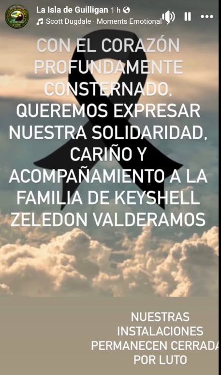 Esta fue la publicación hecha por el centro turístico en Facebook.
