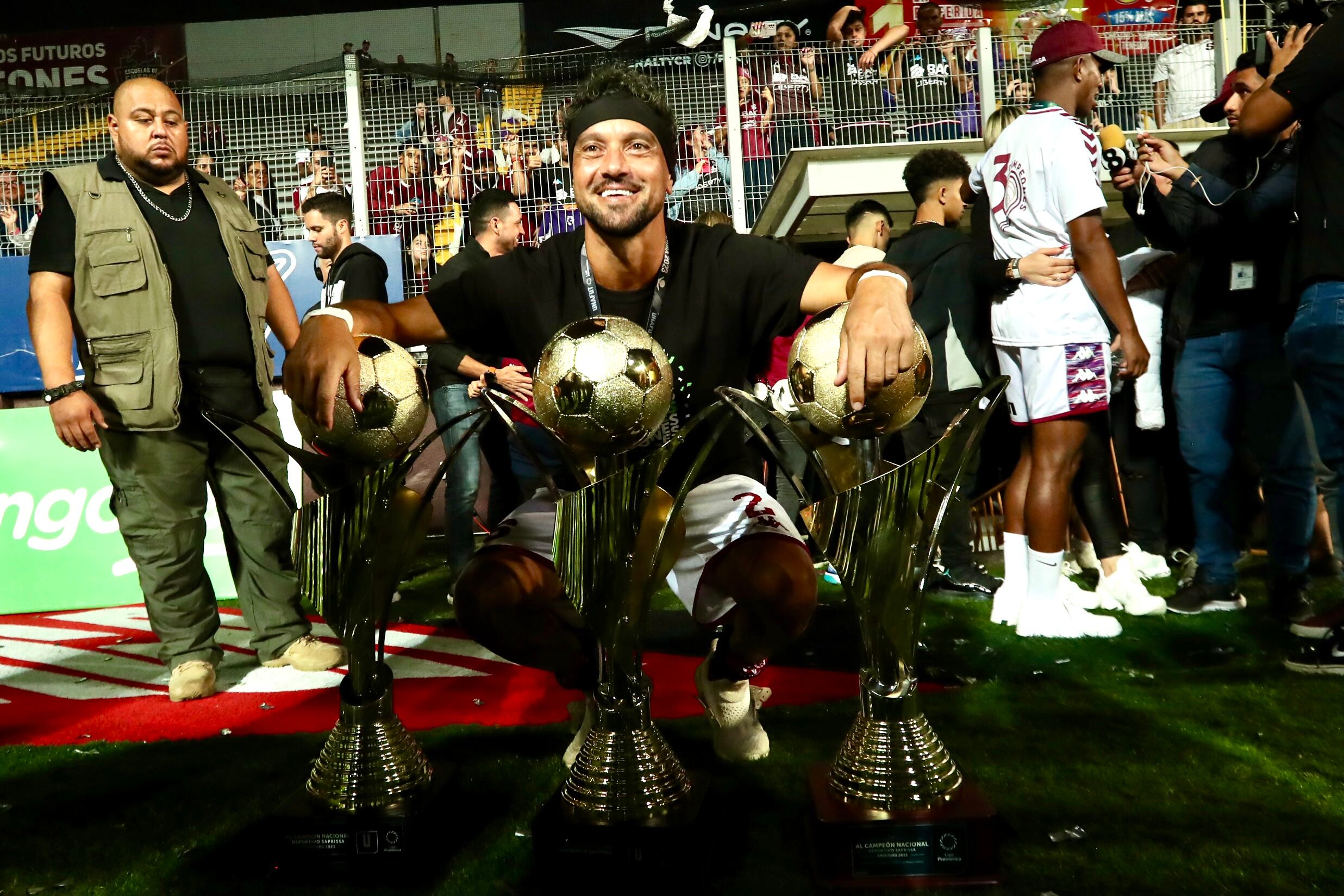 PIE DE FOTO 17/12/2023, San Jose, Tibas, Estadio Ricardo Saprissa, partido de vuelta de la final del torneo de apertura 2023 entre el Deportivo Saprissa y el Club Sport Herediano.