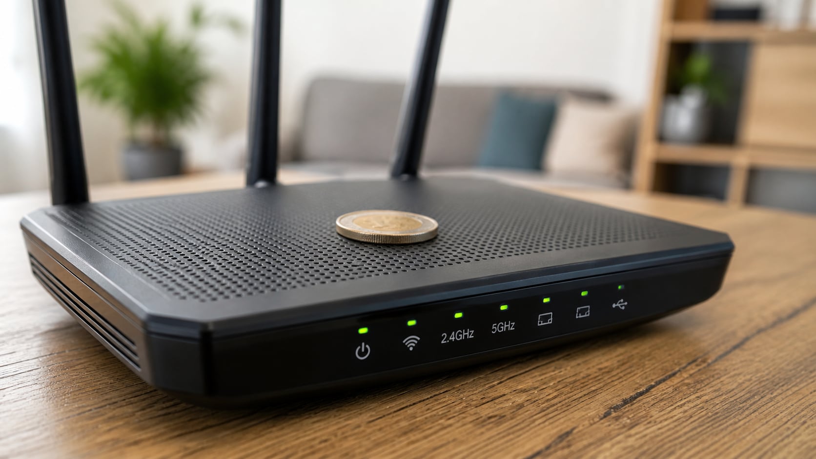Expertos descartan el truco de la moneda en el router y advierten que el metal genera interferencias y afecta el rendimiento del Wi-Fi.