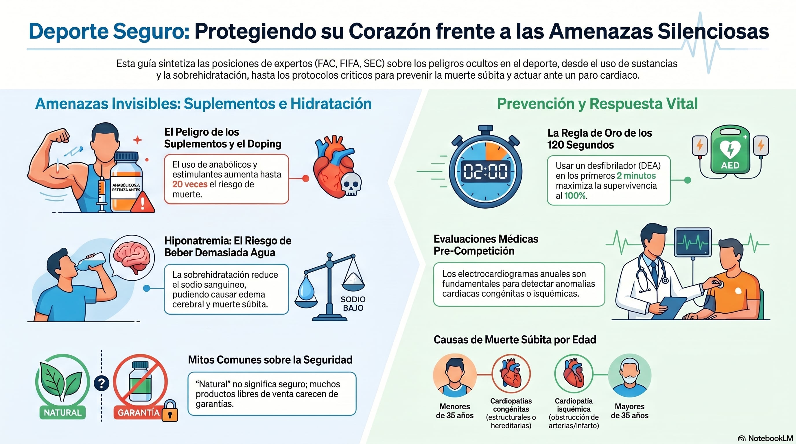 Especialistas recomiendan gimnasios con protocolos de emergencia y DEA.