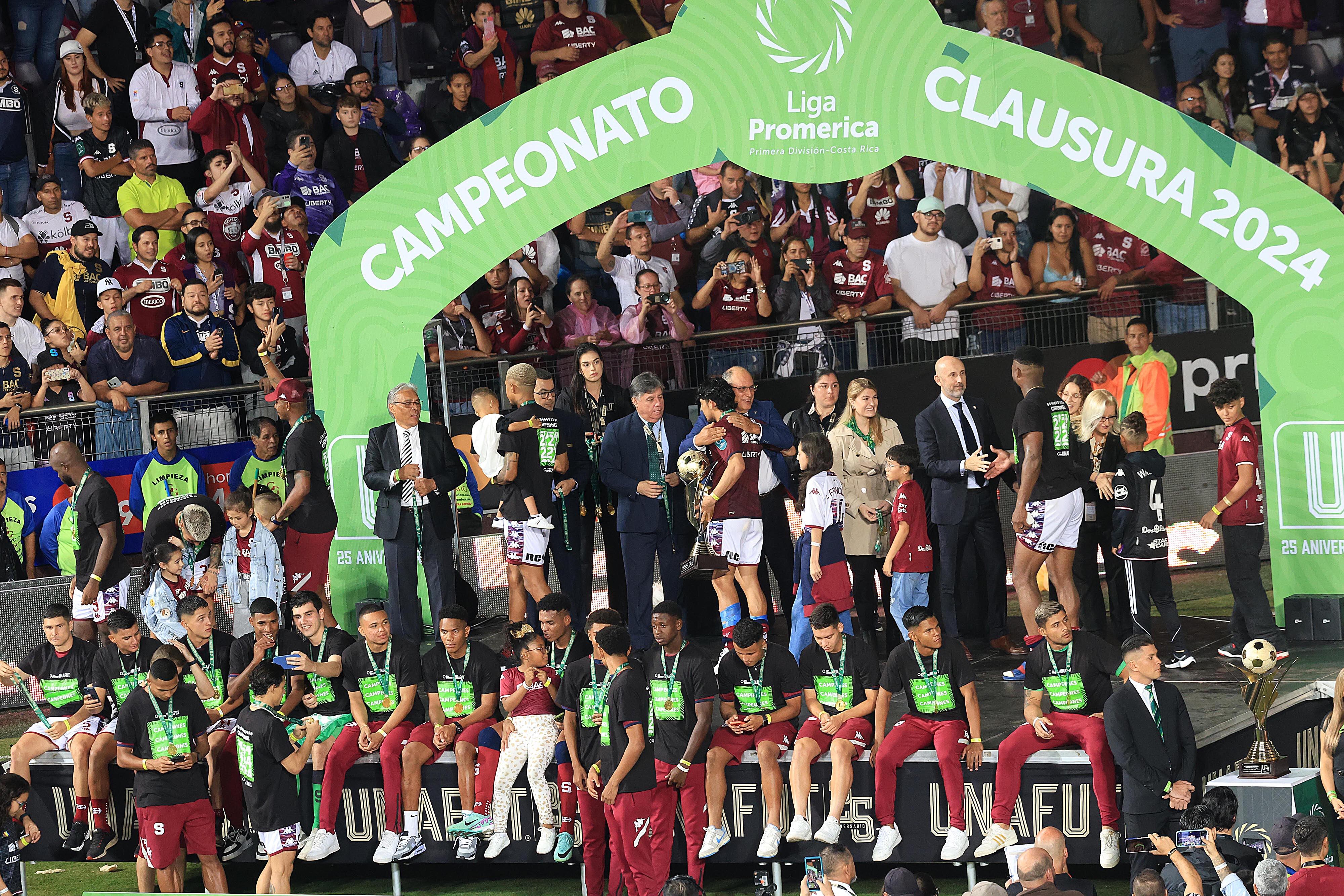 26/05/2024      Estadio Ricardo Saprissa, Tibás. El Deportivo Saprissa recibió a la Liga Deportiva Alajuelense, en el partido de vuelta de la Final de la Segunda Fase del Torneo de Clausura de la Copa Promérica 2024. Foto: Rafael Pacheco Granados