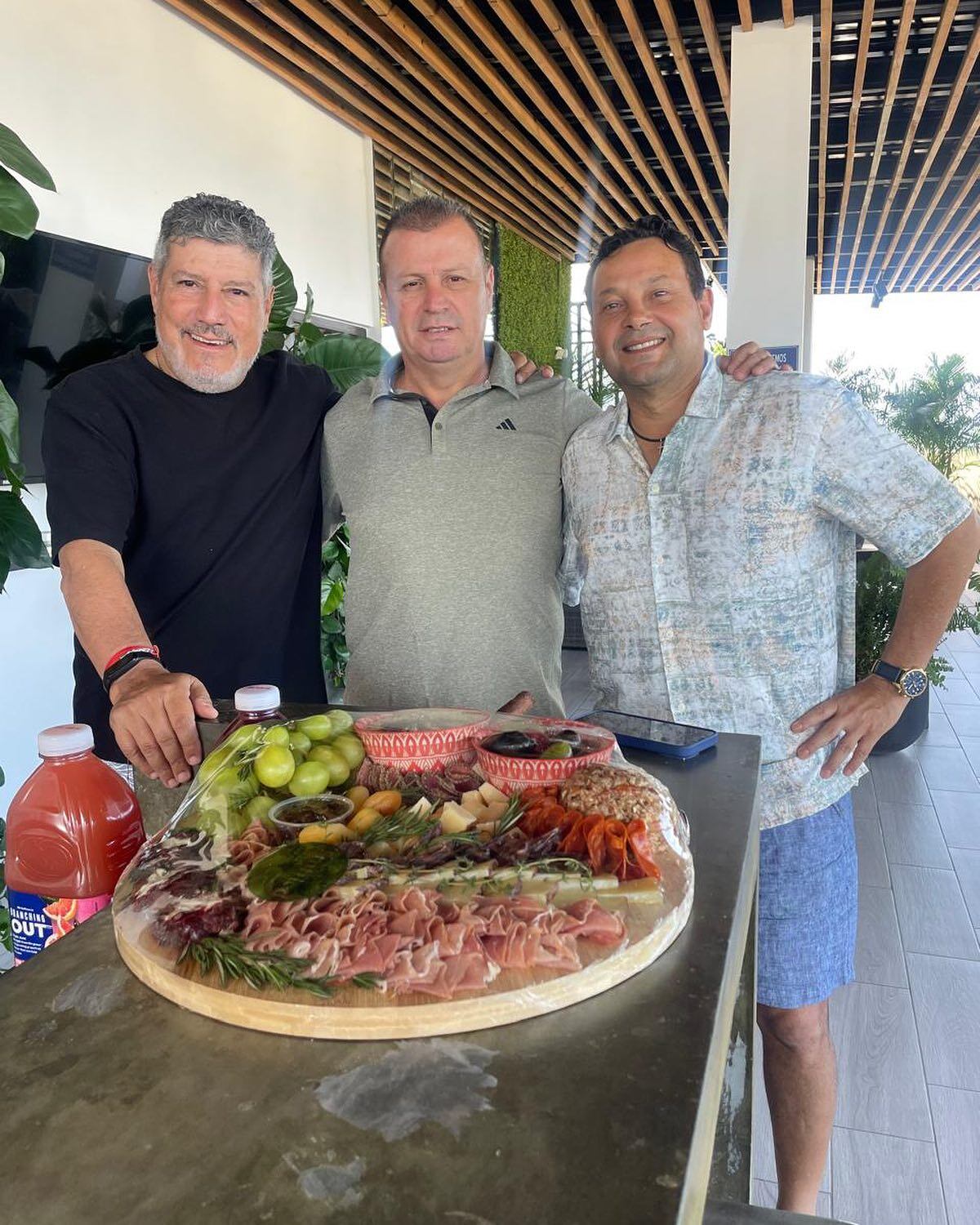 Hugo Viegas, Ricardo Chacón, Jeaustin Campos, Real España