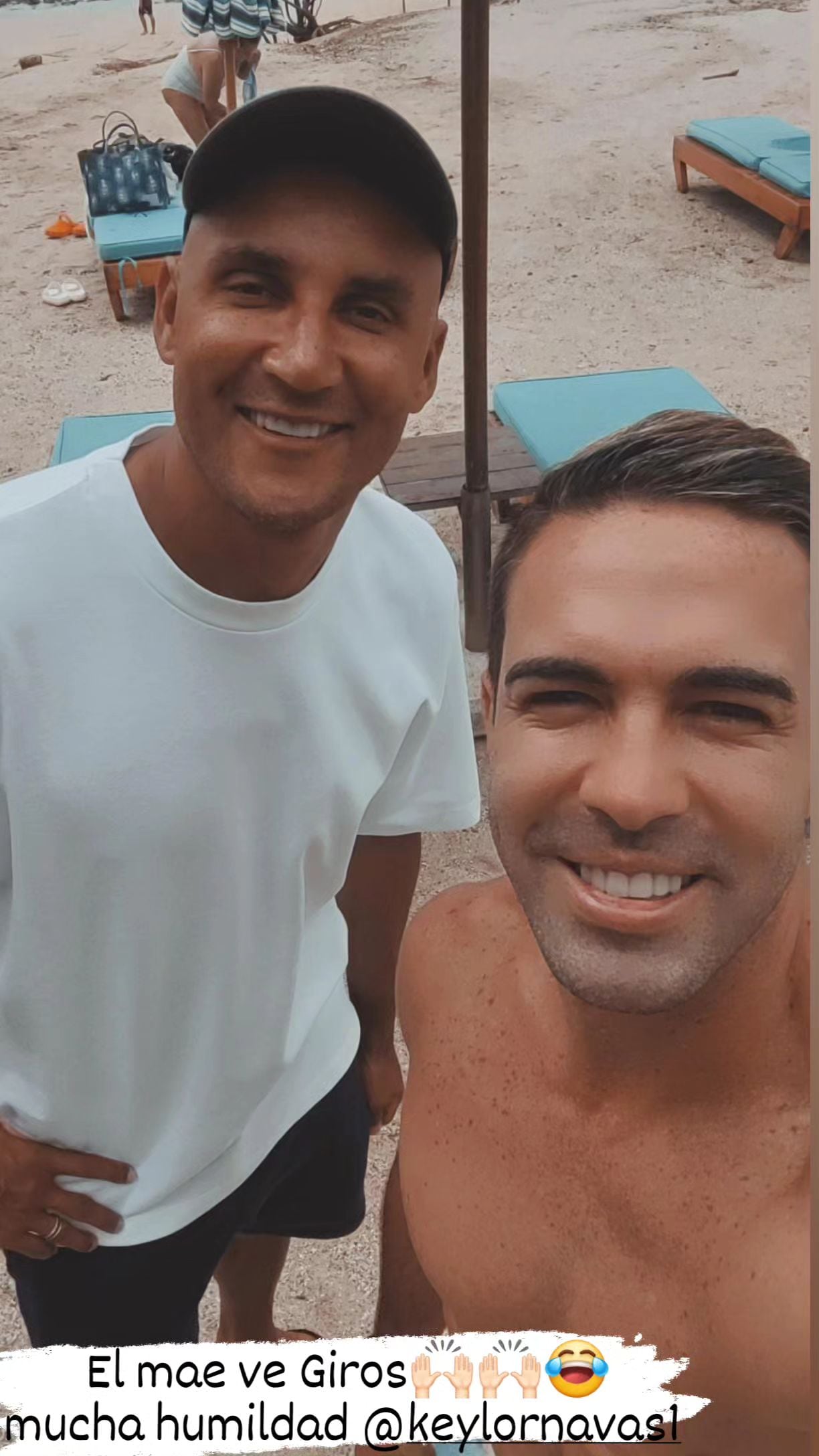 Ítalo Marenco conoce a Keylor Navas